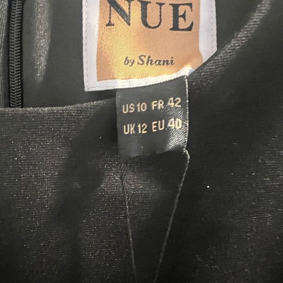 NWT Nue by Shani midi long sleeve women's dress size 10 - Picture 8 of 14